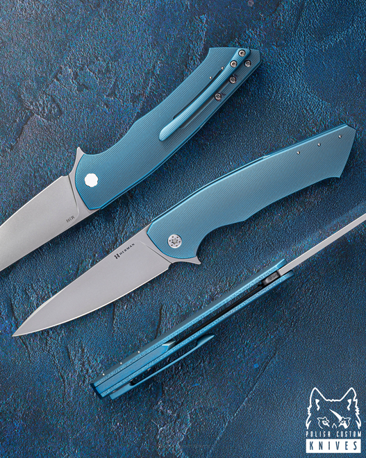 FOLDING KNIFE FOLDER SLIM #0469 M398 HERMAN KNIVES