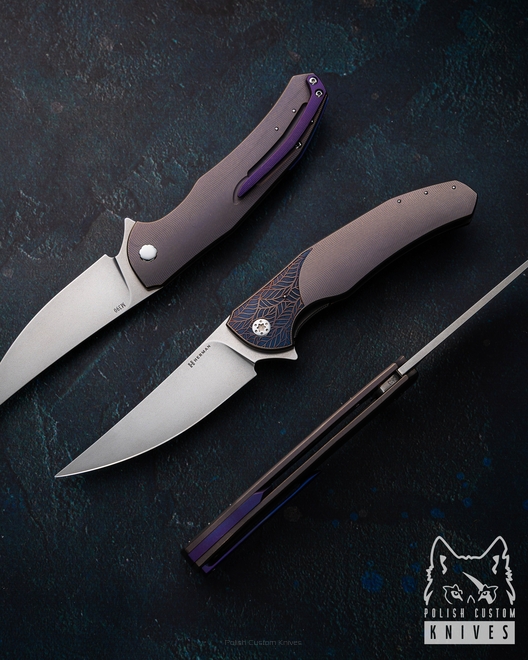 FOLDING KNIFE FOLDER ISHTAR #0803 M390 HERMAN KNIVES