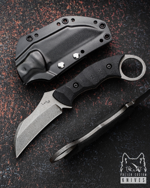 TACTICAL KNIFE KARAMBIT PRIMAL HUNTER G10 BLACK LKW