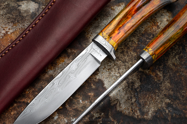 HUNTING KNIFE KUDU HUNTER DAMAST