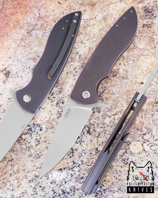 FOLDING KNIFE FOLDER STING 413 ELMAX HERMAN KNIVES