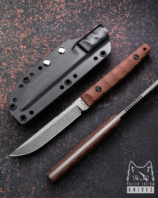 EDC TACTICAL KNIFE KWAIKEN MICARTA LKW