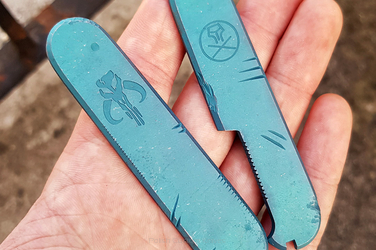 Scales for 91mm Victorinox SAK "Mandalorian" 203