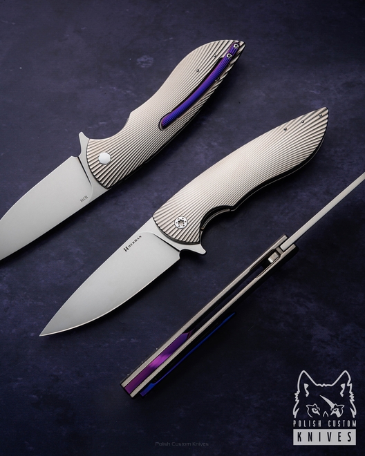 FOLDING KNIFE FOLDER BIG STING #0062 C0087 M398 HERMAN KNIVES