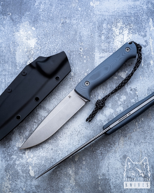 SURVIVAL KNIFE AGOR EDC GRAY AK