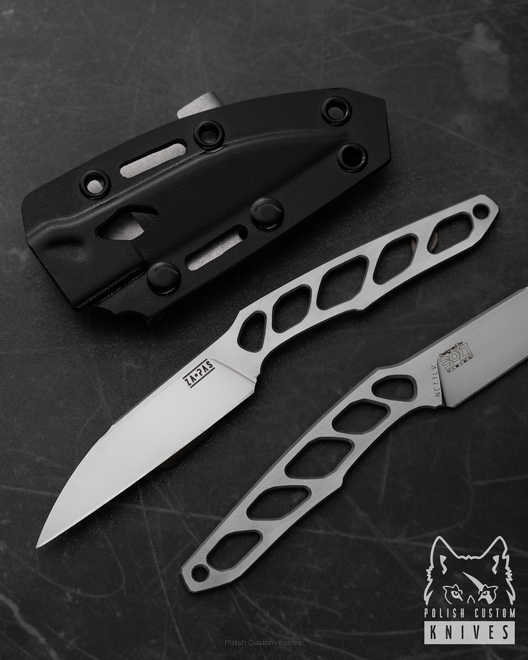 NECK EDC SURVIVAL KNIFE AKKAR D2 1 ZA-PAS KNIVES