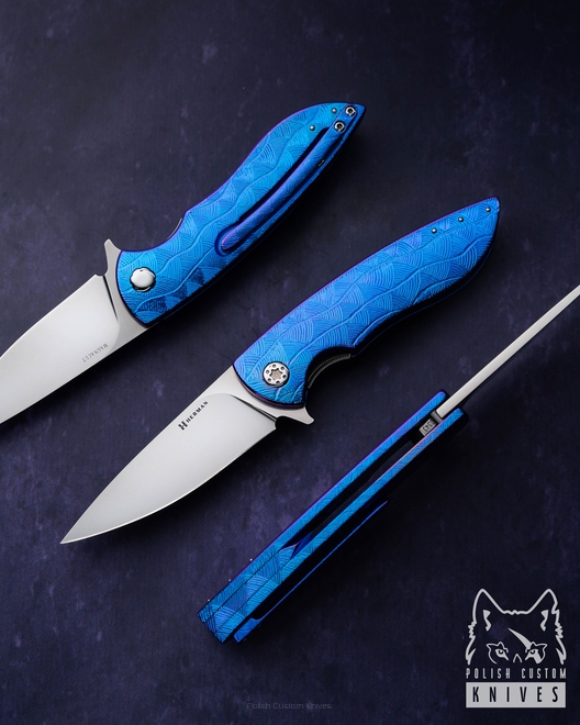 FOLDING KNIFE FOLDER MICRO STING #0343 MAGNACUT HERMAN KNIVES