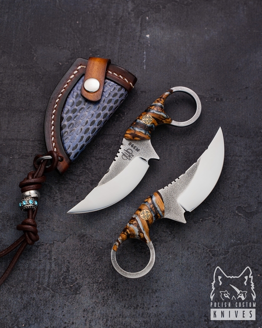 EXCLUSIVE NECK KNIFE SULTAN DE LUX 3 MAMMOTH PRUCIAK