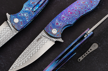 FOLDING KNIFE STING 5 DAMACORE TIMASCUS HERMAN