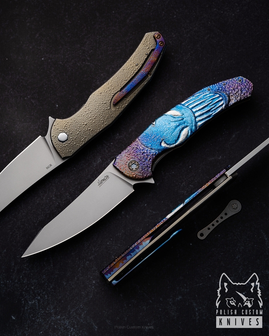 FOLDING KNIFE FOLDER ISHTAR 3 VENOM M390 HERMAN PIMPED by MICHO