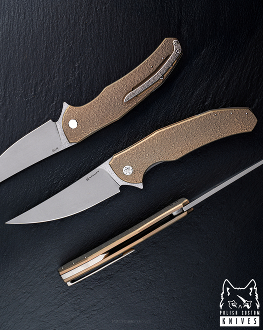 FOLDING KNIFE FOLDER ISHTAR #0811 M390 HERMAN KNIVES
