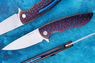 FOLDING KNIFE FOLDER STING #0906 M398 ( C0063 ) HERMAN KNIVES