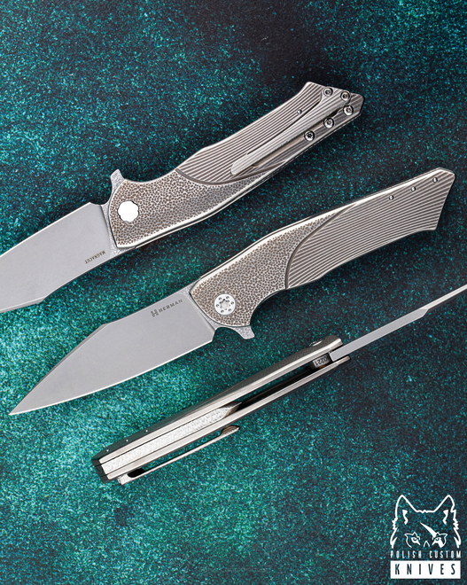 FOLDING KNIFE FOLDER BEE #0221 MAGNACUT HERMAN KNIVES