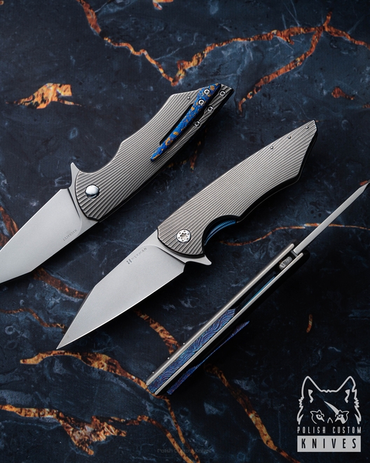 FOLDING KNIFE FOLDER VESPERTILIO #0236 MAGNACUT HERMAN KNIVES
