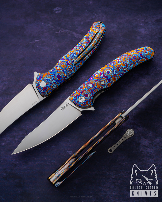 FOLDING KNIFE FOLDER ISHTAR 411 TIMASCUS MAGNACUT FULL DRESS HERMAN KNIVES