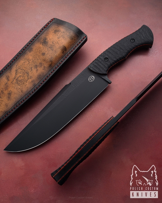 LARGE TACTICAL SURVIVAL KNIFE BARRACUDA 3 O2 TD