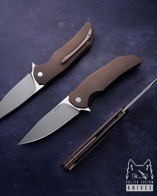 FOLDING KNIFE FOLDER DRAGONFLY #0465 MAGNACUT HERMAN KNIVES
