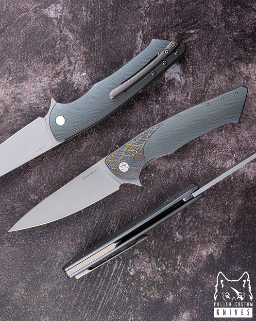 FOLDING KNIFE FOLDER SLIM #0525 MAGNACUT HERMAN KNIVES
