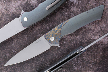 FOLDING KNIFE FOLDER SLIM #0525 MAGNACUT HERMAN KNIVES