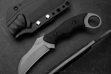 TACTICAL EDC KNIFE PRIMAL HUNTER G10 N690 BLACK LKW KNIVES