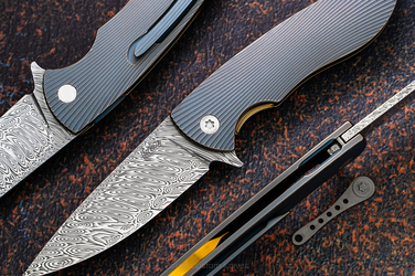 FOLDING KNIFE STING 88 DAMASTEEL HERMAN