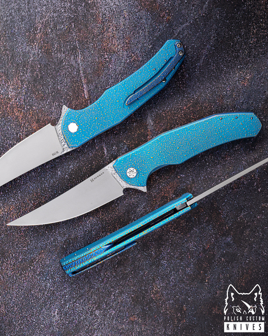 FOLDING KNIFE FOLDER ISHTAR #0808 M390 HERMAN KNIVES