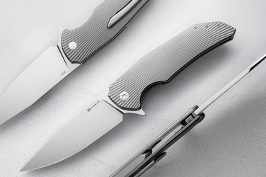 FOLDING KNIFE FOLDER DRAGONFLY #0374 M390 HERMAN KNIVES