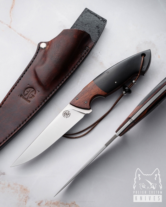 HUNTING TACTICAL KNIFE SAURON 9 M390 MICARTA G-CUSTOM