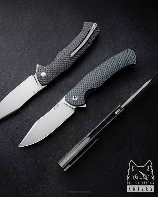 FOLDING KNIFE FOLDER MANTIS #0451 RWL34 HERMAN KNIVES