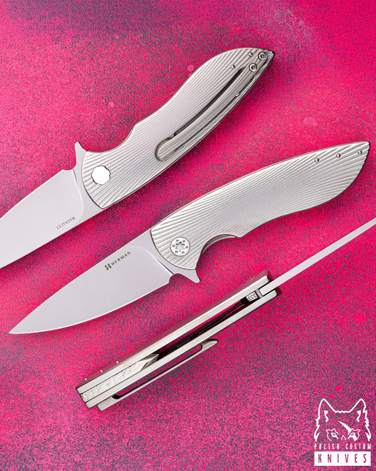 FOLDING KNIFE FOLDER MICRO STING #0333 MAGNACUT HERMAN KNIVES