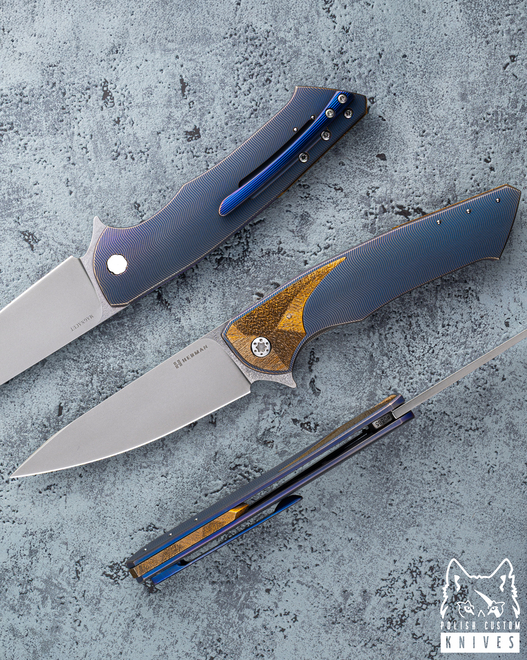 FOLDING KNIFE FOLDER SLIM #0585 MAGNACUT HERMAN KNIVES