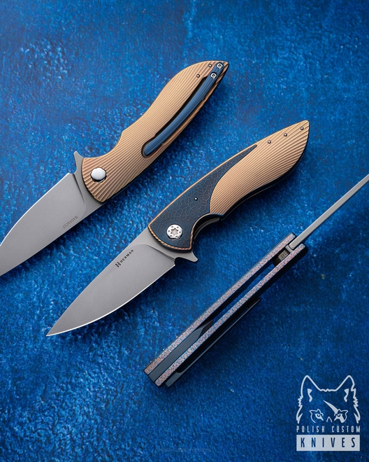 FOLDING KNIFE FOLDER MICRO STING #0348 MAGNACUT HERMAN KNIVES