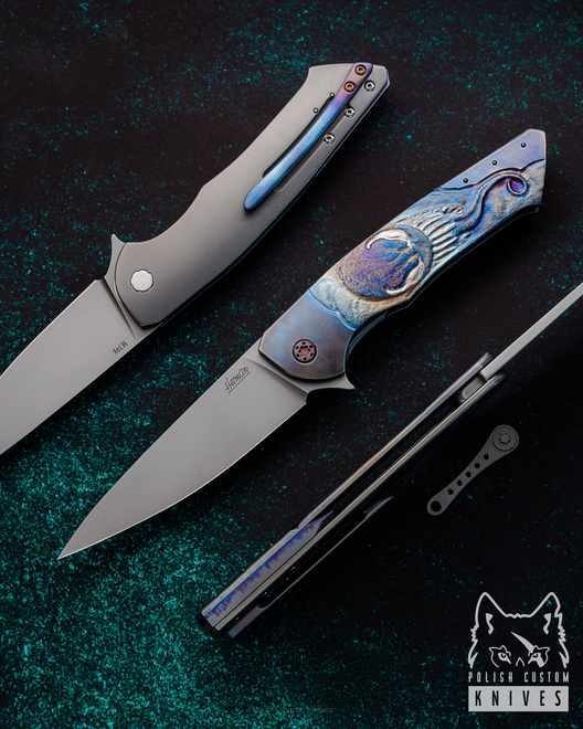 FOLDING KNIFE FOLDER SLIM 1 VENOM M398 HERMAN PIMPED by MICHO