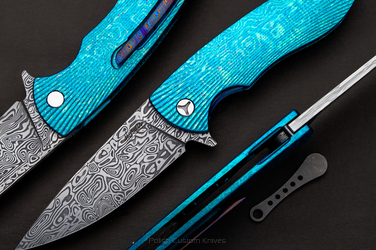 FOLDING KNIFE STING 2 TIMASCUS DAMASTEEL HERMAN