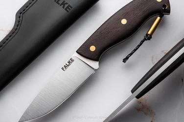 HUNTING KNIFE HUNTER STANDARD HS 390 K110 AFRICAN WENGE FALKE KNIVES