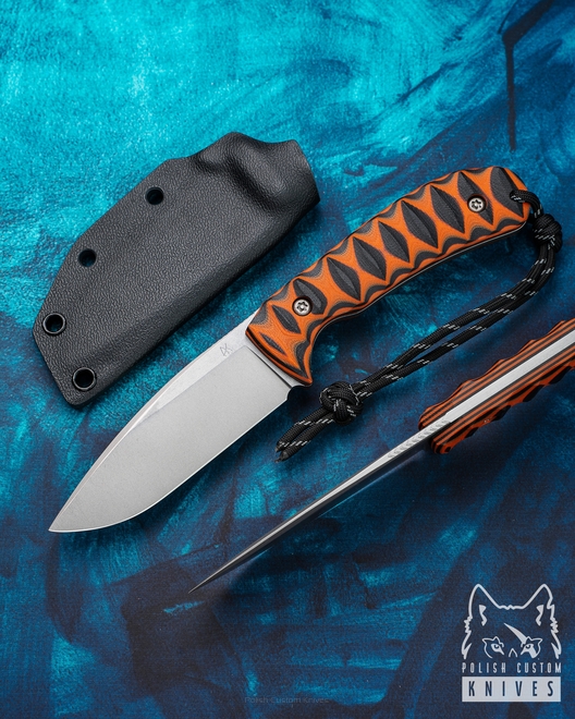 SURVIVAL KNIFE FLINT 8 K720 O2 G10 AK