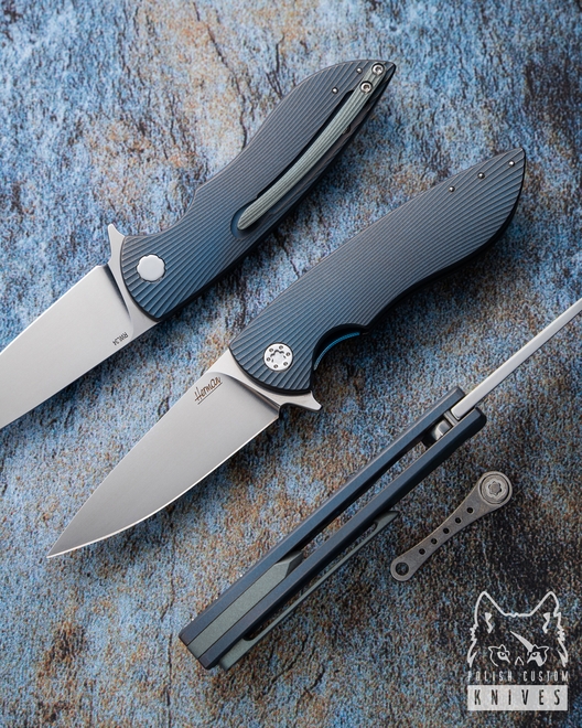 FOLDING KNIFE FOLDER MICRO STING 131 RWL34 HERMAN KNIVES