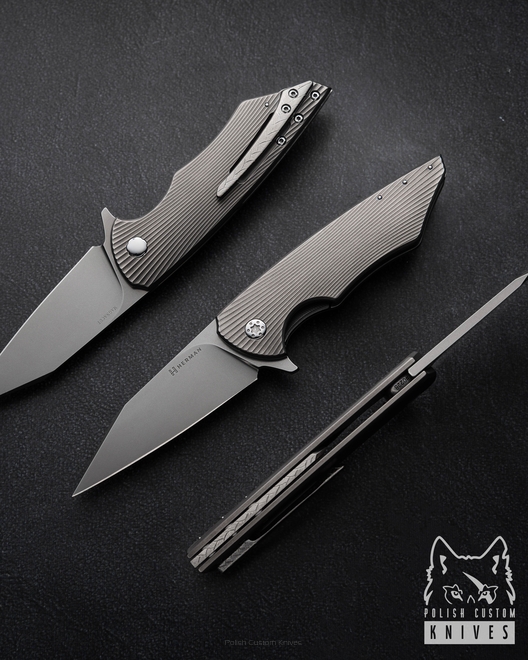 FOLDING KNIFE FOLDER VESPERTILIO #0228 MAGNACUT HERMAN KNIVES