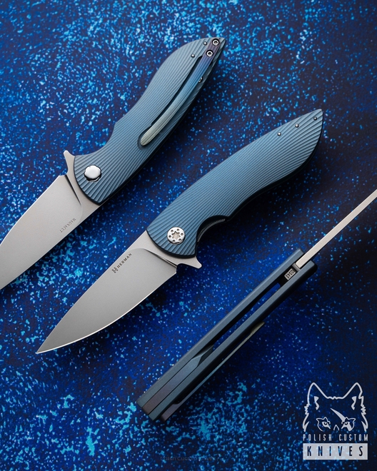 FOLDING KNIFE FOLDER MICRO STING #0345 MAGNACUT HERMAN KNIVES