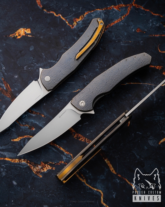 FOLDING KNIFE FOLDER ISHTAR #0717 MAGNACUT HERMAN KNIVES