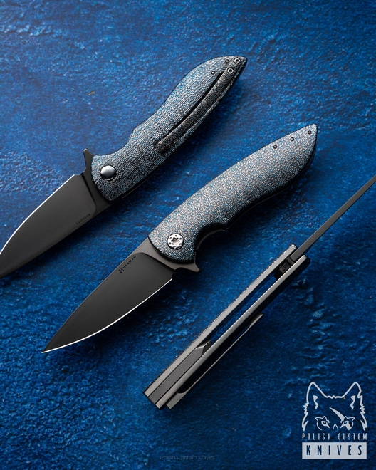 FOLDING KNIFE FOLDER MICRO STING #0357 MAGNACUT TESSERACT HERMAN KNIVES