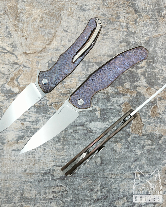 FOLDING KNIFE FOLDER ISHTAR #0855 M390 HERMAN KNIVES