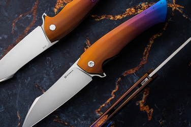 FOLDING KNIFE FOLDER OVIUM GENERATION 2 #0103 M398 HERMAN KNIVES