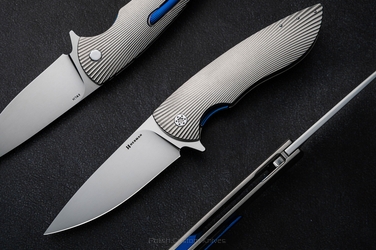 FOLDING KNIFE FOLDER BIG STING #0001 RWL34 HERMAN KNIVES