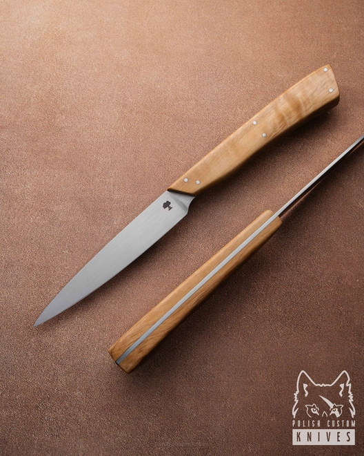 A SMALL PEELING KITCHEN KNIFE 1 D2 HORNBEAM ATOMIC CRAFT