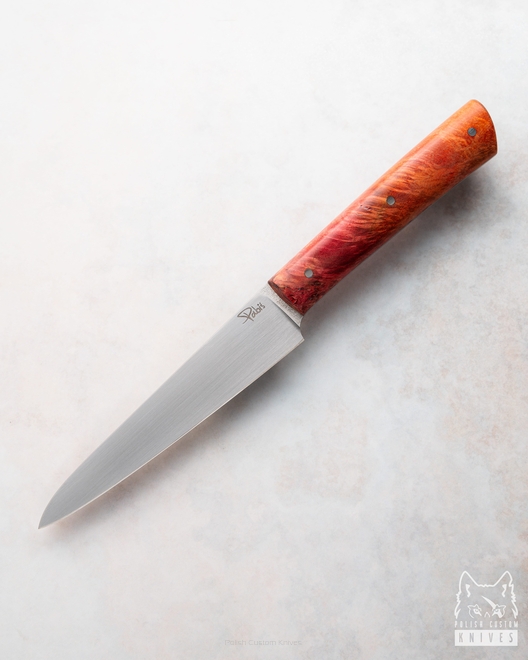 KITCHEN KNIFE HANDY PETTY 120 23 ELMAX ORANGE MAPLE PABIŚ KNIVES