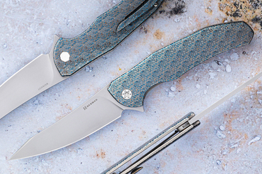 FOLDING KNIFE FOLDER ISHTAR #0719 MAGNACUT TESSERACT HERMAN KNIVES