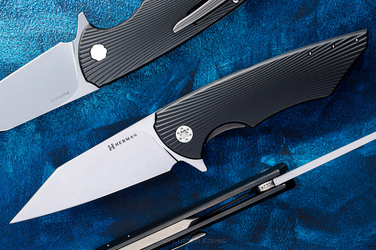 FOLDING KNIFE FOLDER VESPERTILIO #0224 MAGNACUT OERLIKON DLC HERMAN KNIVES