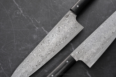 KITCHEN KNIFE CHEF 210 11 DAMASTEEL CARBON FIBER PABIŚ