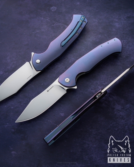 FOLDING KNIFE FOLDER MANTIS #0336 MAGNACUT HERMAN KNIVES